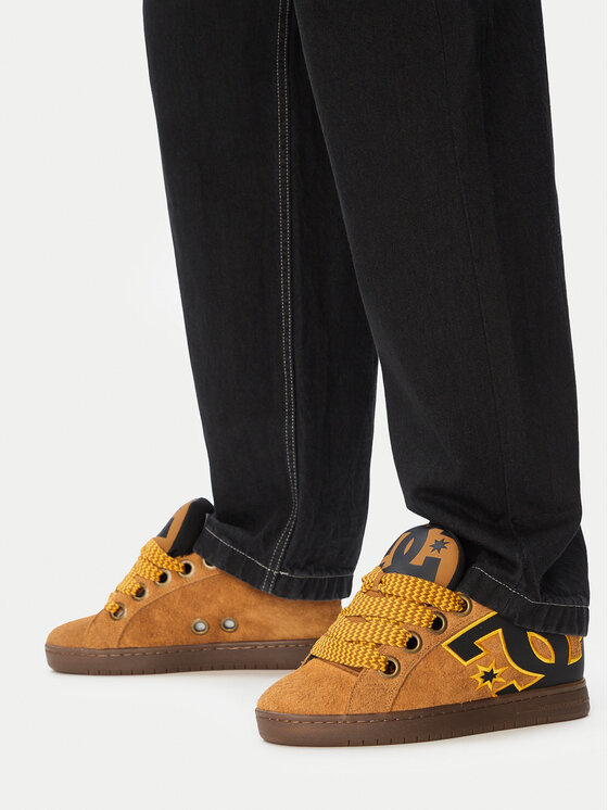DC Shoes Sneakersy DC Shoes EO-COURT GRAFFIK PUFF DC04304272 Brązowy