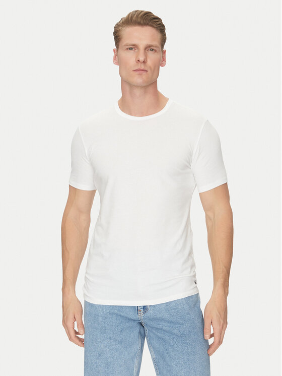 Calvin Klein Underwear Calvin Klein Underwear Komplet t-shirt majic﻿ LV00NB4185 Bela Regular Fit