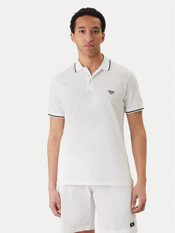 Emporio Armani Emporio Armani Polo EM001380 AF20424 U0002 Blanco Regular Fit