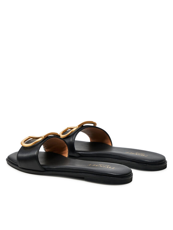 TWINSET Nazouváky TWINSET 241TCP12A Černá