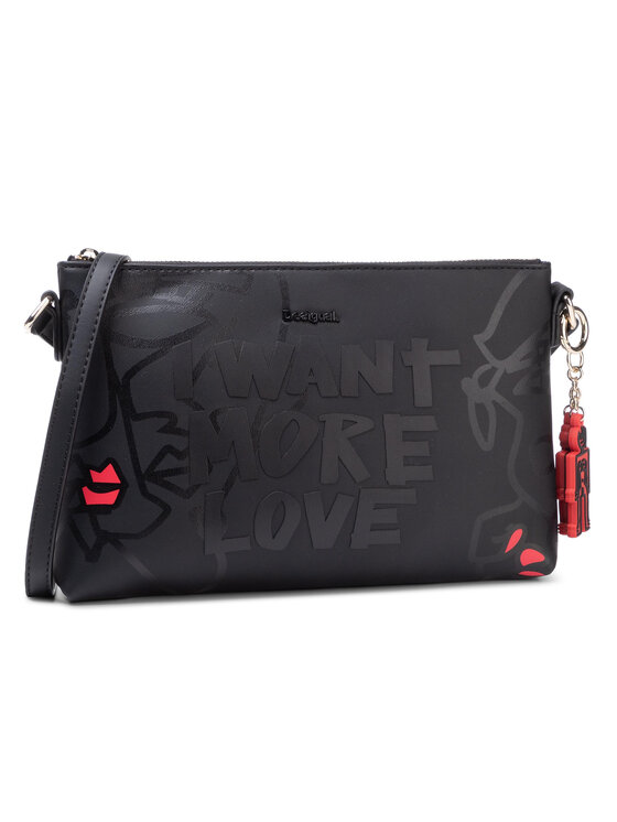 Desigual Τσάντα Desigual 19WAXPCA Μαύρο