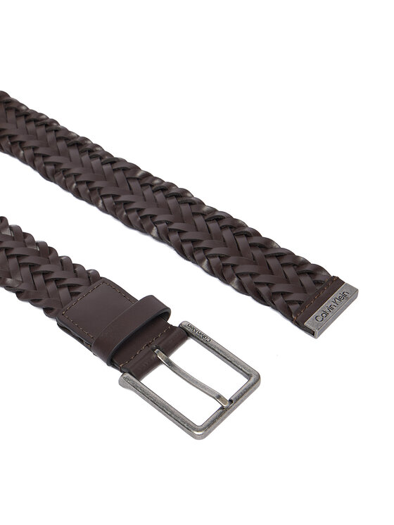 Calvin Klein Josta Calvin Klein Warmth Buckle Woven 35Mm Fixed - LV04D7061G Tumši brūna