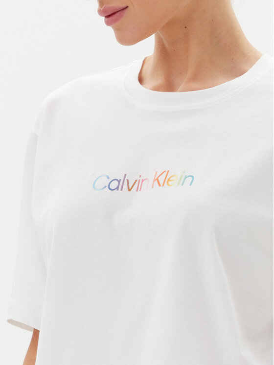 Calvin Klein Underwear Calvin Klein Underwear T-Shirt LV00QS7470 Λευκό Boxy Fit