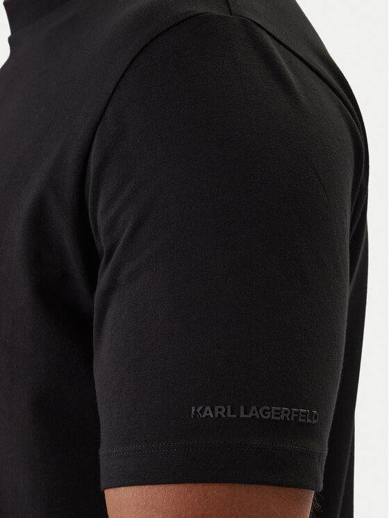 KARL LAGERFELD KARL LAGERFELD Camiseta 755053 561221 Negro Regular Fit