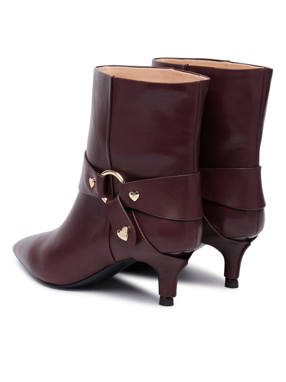 LOVE MOSCHINO Боти LOVE MOSCHINO JA21077G0PIA0552 Бордо