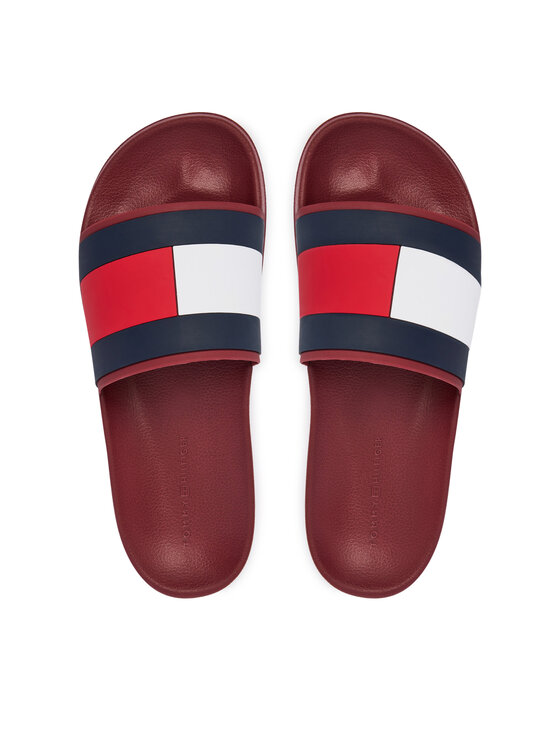 Tommy Hilfiger Šlepetės Tommy Hilfiger Core Hilfiger Flag Pool Slide FM0FM05798 Vyšninė