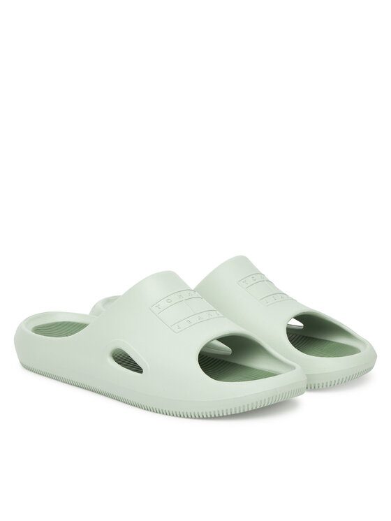 Tommy Jeans Nazouváky Tommy Jeans Sporty Pool Slide EM0EM01582 Zelená