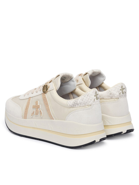 Premiata Sneakersy Premiata Bethcoin Var 8145 Kremowy
