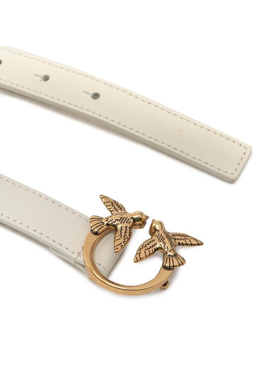 PINKO Ženski remen Pinko Love Lock H2 Belt AI 22-23 PLT01 1H213G Y5H7 Bijela
