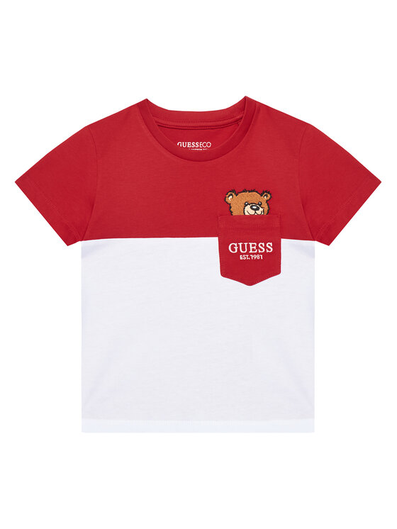 Guess Guess Футболка N5YI11 K8HM4 Червоний Regular Fit
