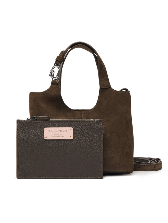 Coccinelle Сумка Coccinelle THE Coccinelle C-Easy Suede E1 THE 58 01 01 Хакі