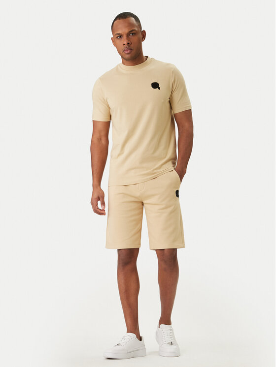 KARL LAGERFELD KARL LAGERFELD Camiseta 755049 562235 Beis Regular Fit