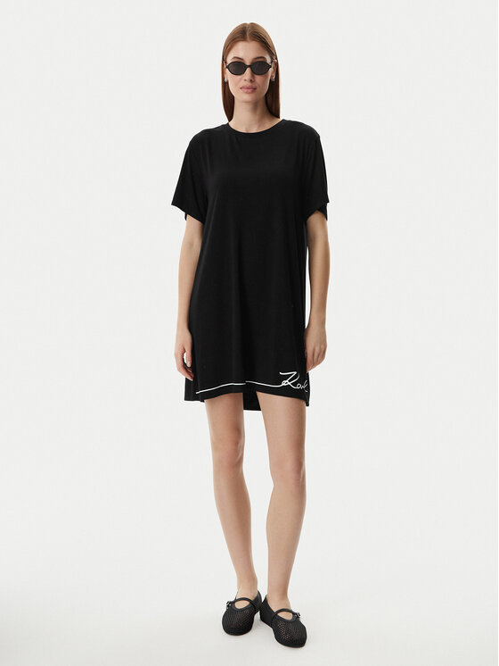 KARL LAGERFELD KARL LAGERFELD Camisón B1W45009 Negro Regular Fit