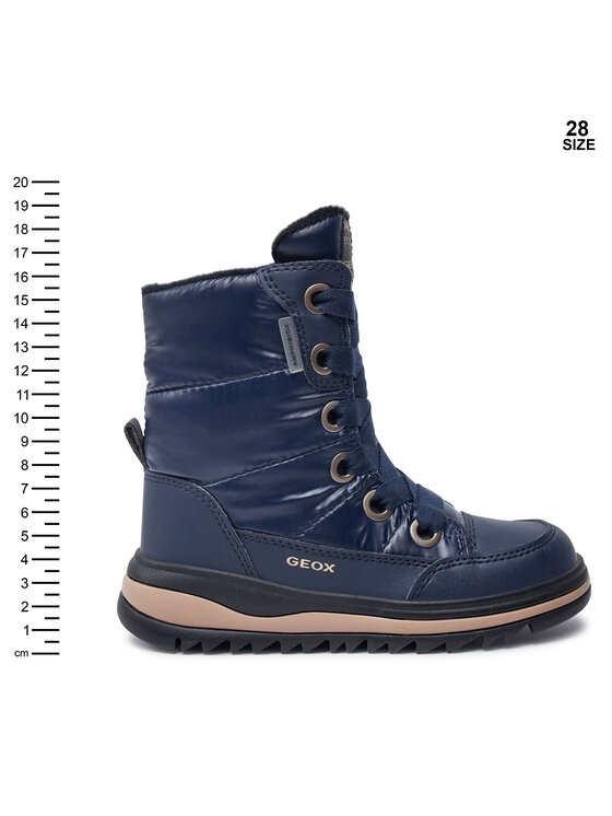 Geox Kozačky Geox J Adelhide Girl B Ab J16EWA 0LVBC C4002 M Tmavomodrá