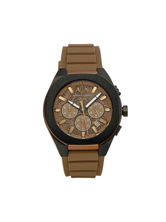 Armani Exchange Годинник Armani Exchange Sync AX4293 Коричневий