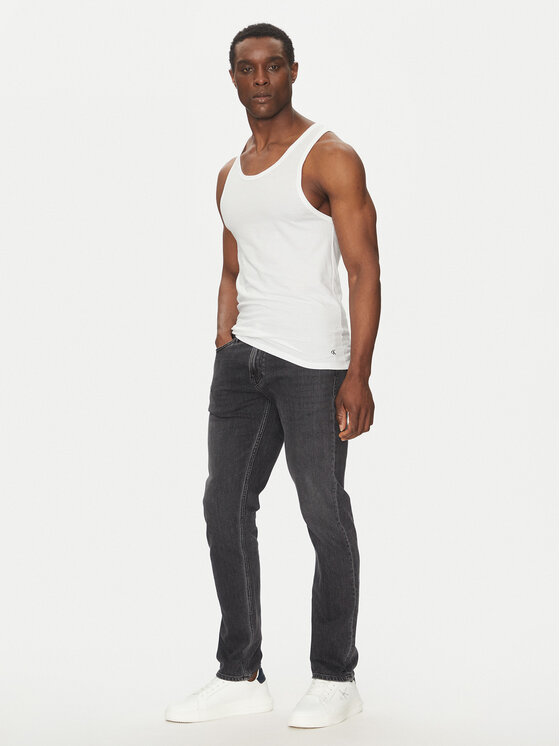 Calvin Klein Underwear Calvin Klein Underwear Set di canotte Tank 3Pk LV00NB4184 Bianco Slim Fit