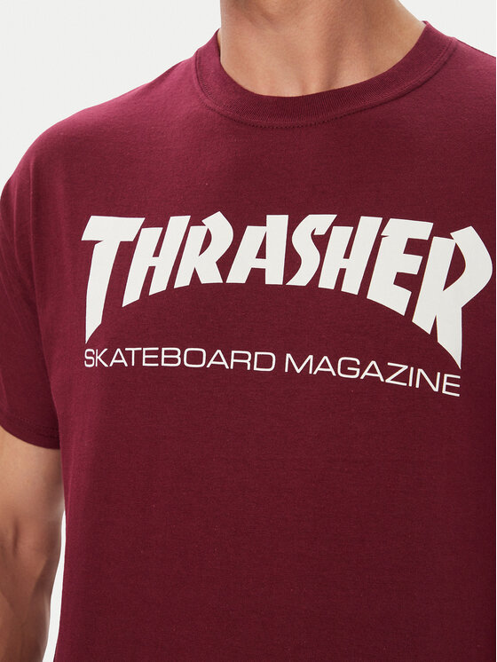 Thrasher Thrasher T-shirt Skatemag Bordeaux Regular Fit