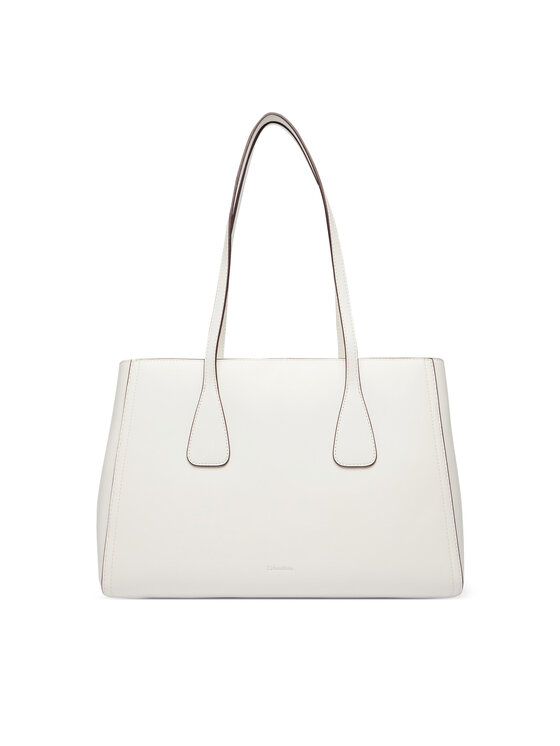 Calvin Klein Torbica Calvin Klein Ck Medium Work Tote LV04F3442G Bijela