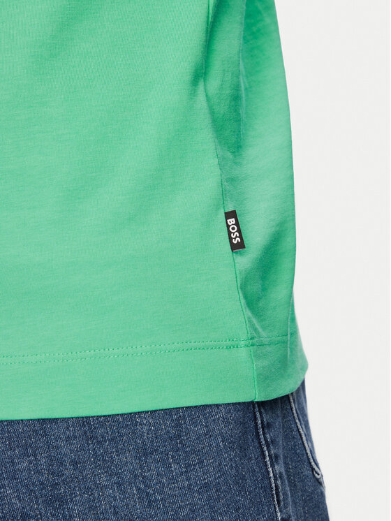 BOSS BOSS Camiseta Thompson 01 50468347 Verde Regular Fit