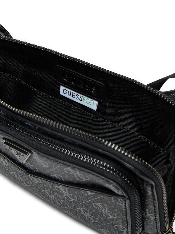 Guess Плоска сумка Guess HMSILO P5114 Чорний