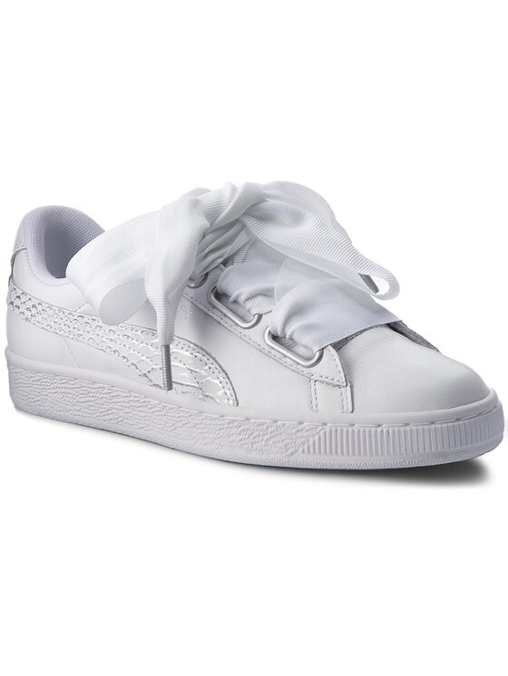 Puma Superge Puma Basket Heart Oceanaire 366443 02 Bela