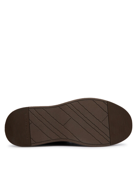 Tommy Hilfiger Poltopánky Tommy Hilfiger Comfort Nubuck Moc Toe Shoe FM0FM05975 Tmavo hnedá