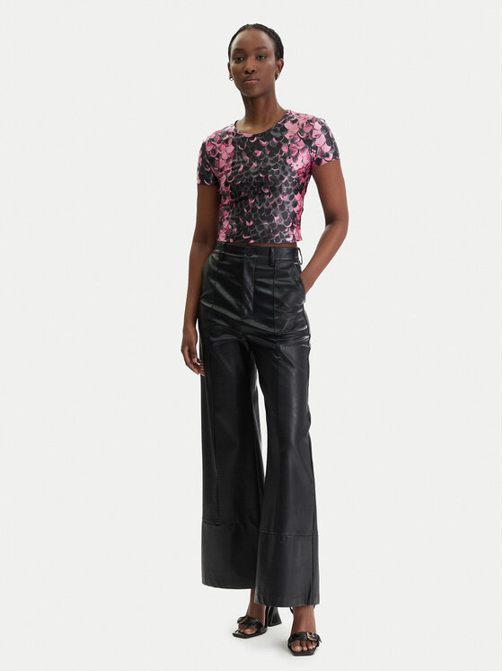 Versace Jeans Couture Versace Jeans Couture Camiseta 80HAH602 JS552 Rosa Slim Fit