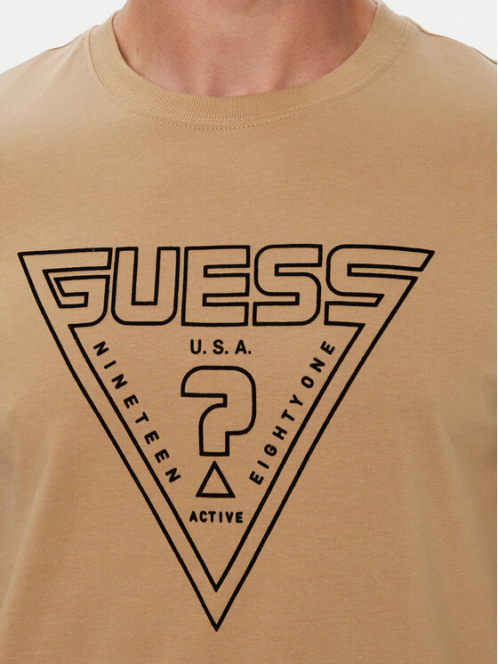 Guess Guess Camiseta Z6YI20 K5016 Beis Regular Fit