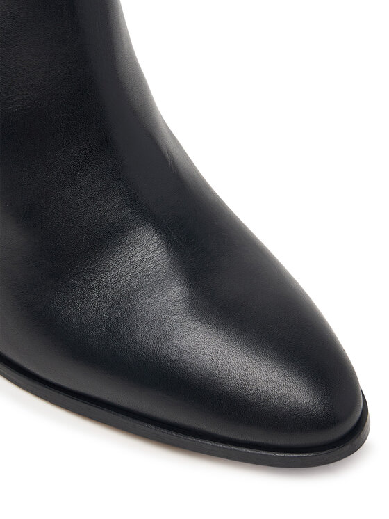 Tommy Hilfiger Čižmy Tommy Hilfiger Clean Tubular Knee Boot FW0FW09584 Čierna