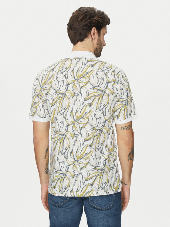 Jack & Jones Jack & Jones Поло Split 12272985 Білий Regular Fit