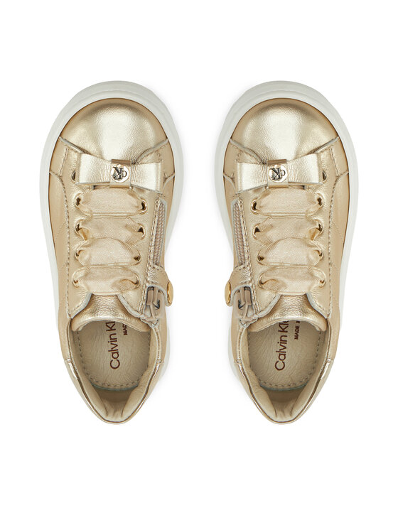 Calvin Klein Jeans Sneakers Calvin Klein Jeans Sneaker Bassa Allacciata V1A9-83044-0220 Auriu