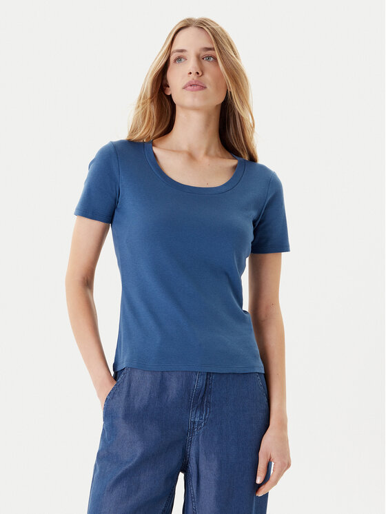 United Colors Of Benetton United Colors Of Benetton Футболка 3GA2D1066 Cиній Slim Fit