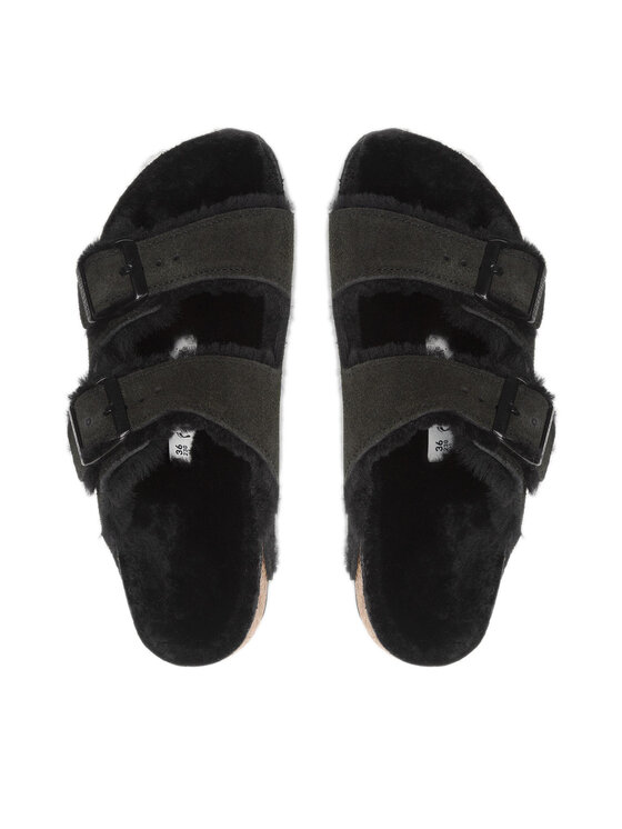 Birkenstock Шльопанці Birkenstock Arizona Shearling 0752663 Чорний