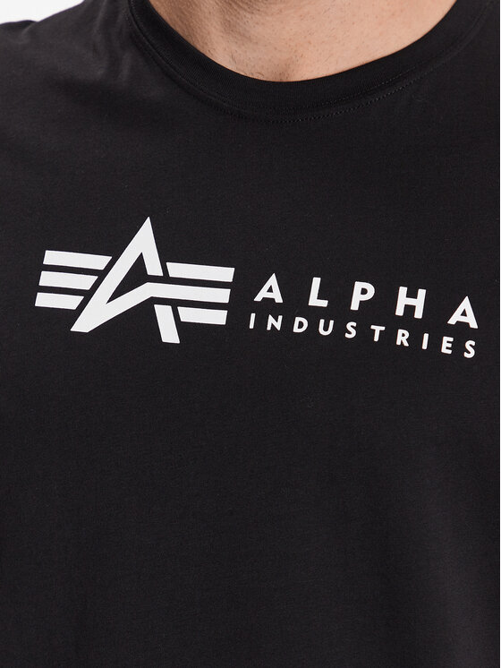 Alpha Industries Alpha Industries Комплект футболок Alpha Label 118534 Чорний Regular Fit