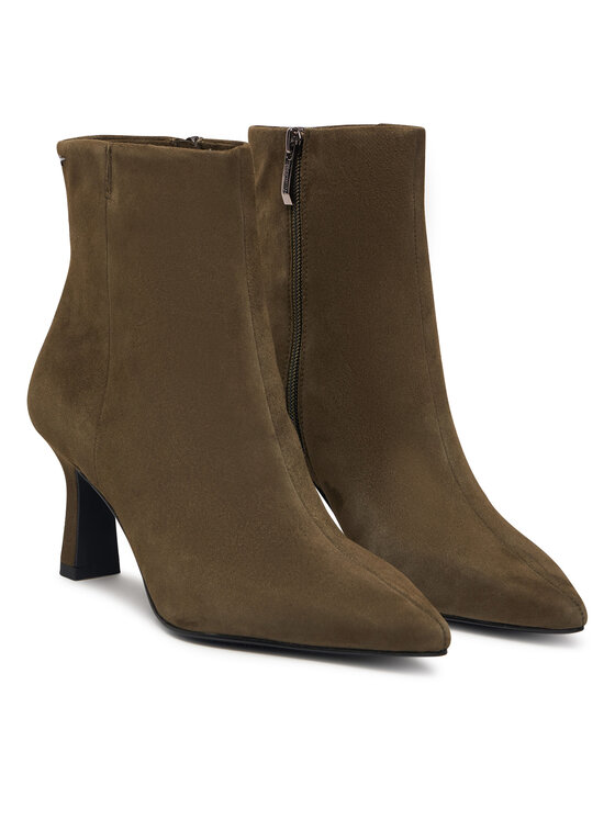 Tamaris Členková obuv Tamaris 1-25358-45 Tmavo zelená