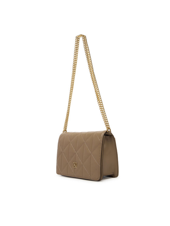 Calvin Klein Borsetta Calvin Klein Quilted Mini Chain Bag LV04F3321G Beige