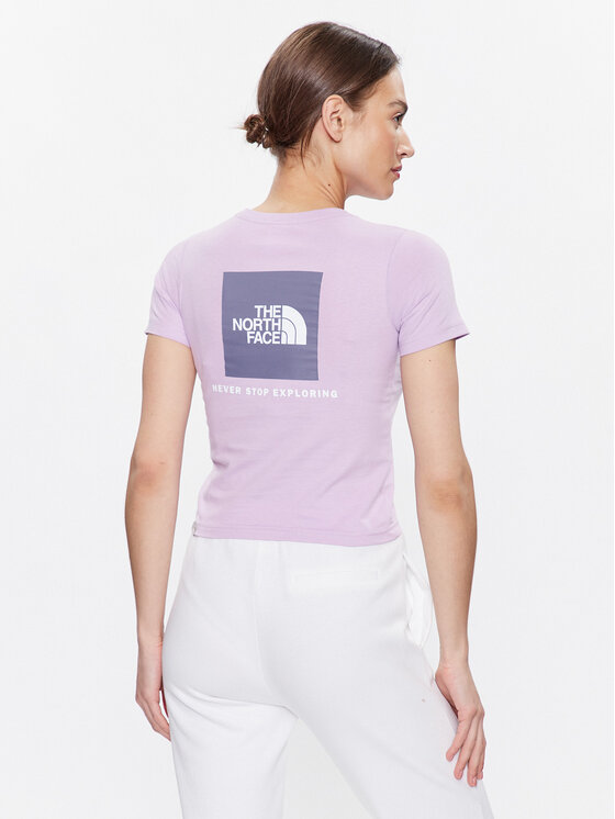 The North Face The North Face Marškinėliai Redbox NF0A82EB Violetinė Relaxed Fit