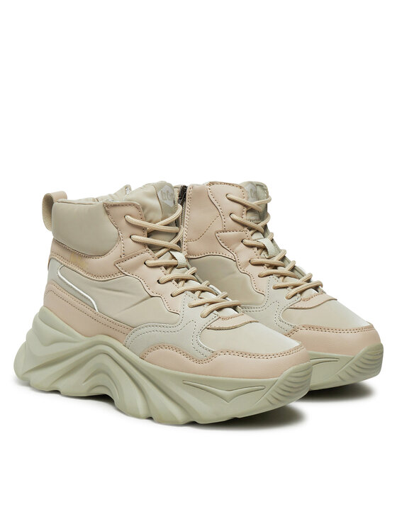 Lee Cooper Šnurovacia obuv Lee Cooper LCJ-24-47-3155LA Béžová