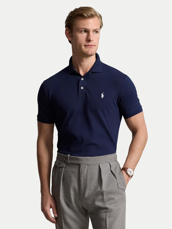 Polo Ralph Lauren Polo Ralph Lauren Polo 710941439003 Σκούρο μπλε Custom Slim Fit