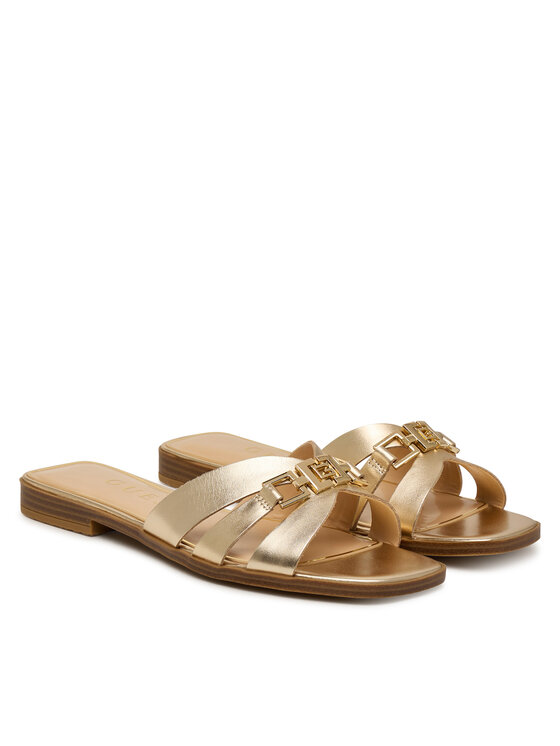 Guess Шльопанці Guess FLJREA LEM19 Золотий