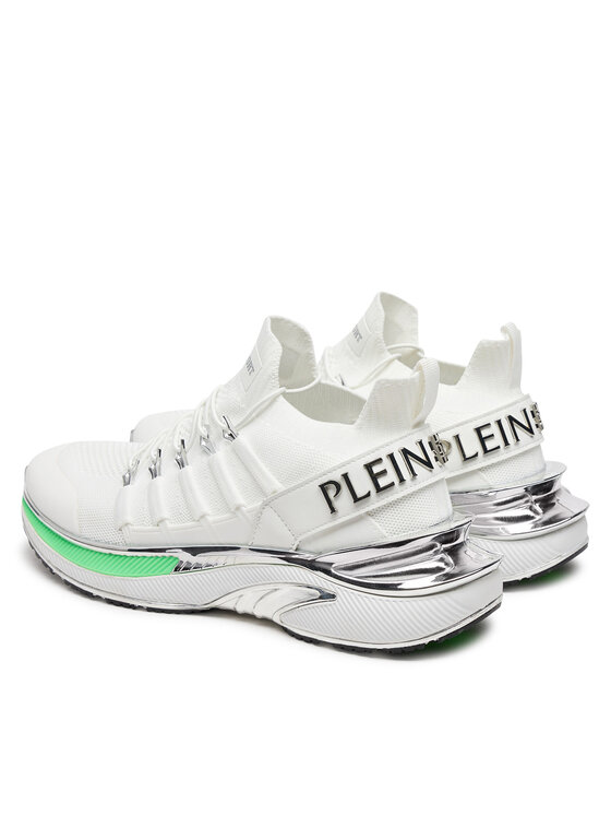 Plein Sport Sneakersy Plein Sport PADS USC0579 STE003N Biela