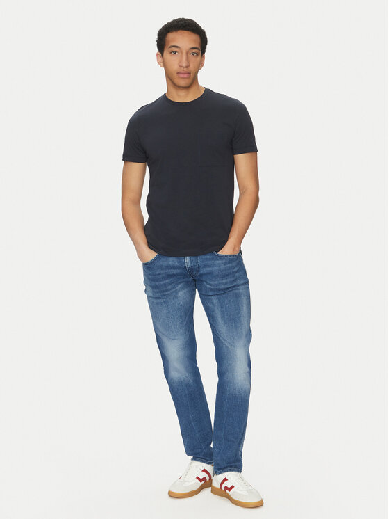 Geox Geox T-shirt M5510C T3243 F1624 Blu scuro Regular Fit