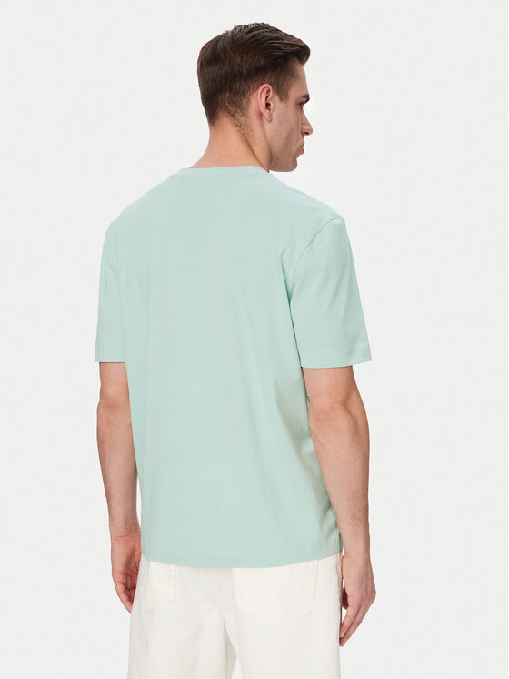 BOSS BOSS Camiseta Tchup 50473278 Turquesa Relaxed Fit