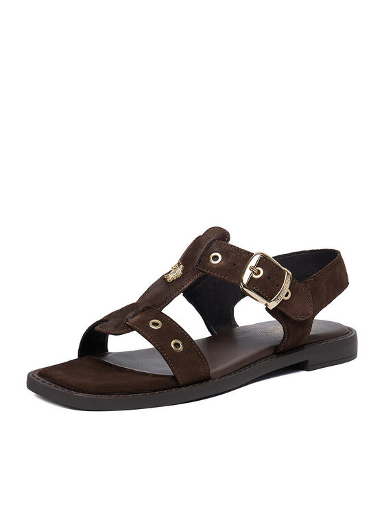 U.S. Polo Assn. Босоніжки U.S. Polo Assn. EO-ALYS001W/6S1 Темно-коричневий