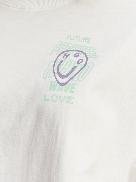 HUGO HUGO Camiseta Tee 50560784 Blanco Oversize