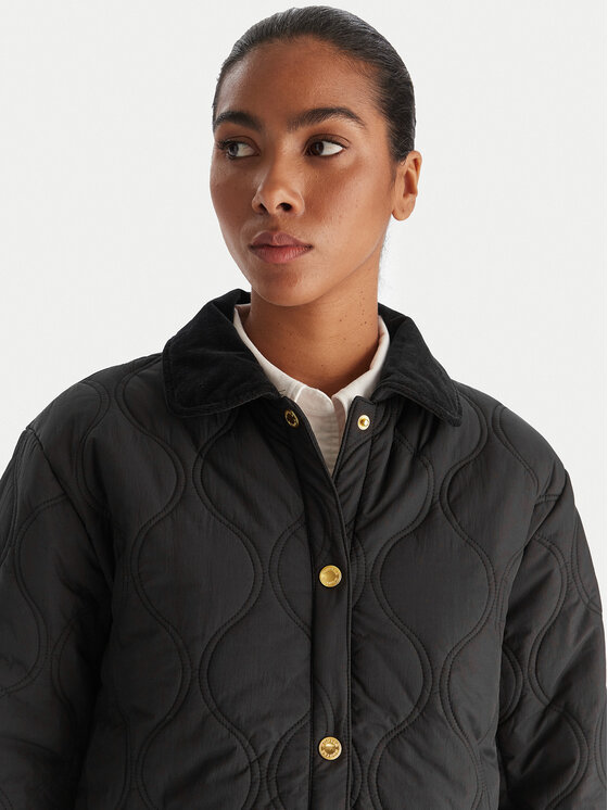 Hunter Hunter Демісезонна куртка Witton HARW0004252 Чорний Regular Fit
