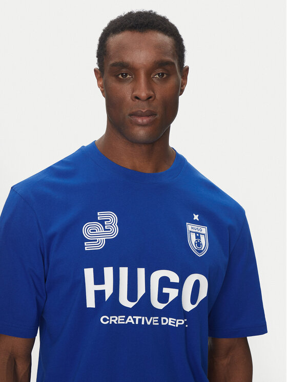 HUGO HUGO Футболка Nebulop 50541252 Голубий Regular Fit