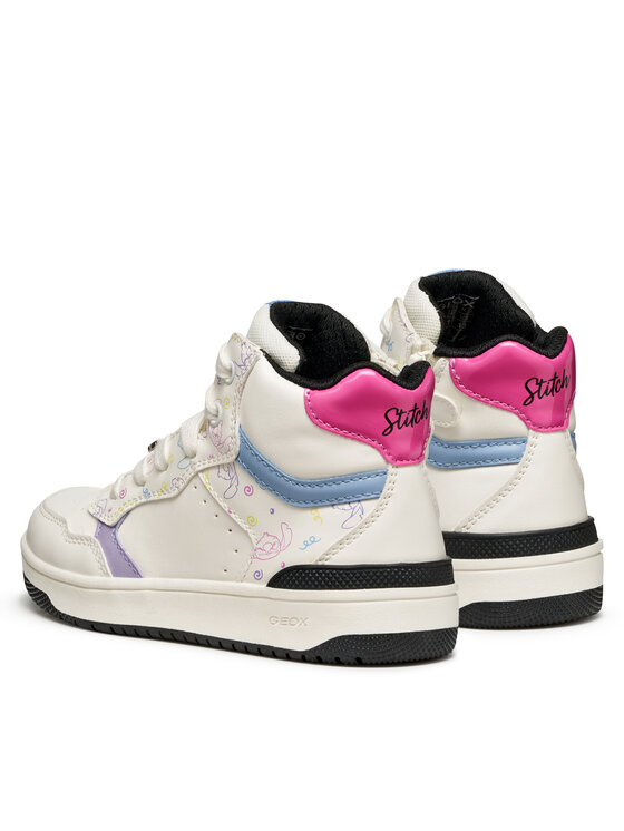 Geox Sneakersy Geox J Washiba J56HXD 05404 C0653 S Biały