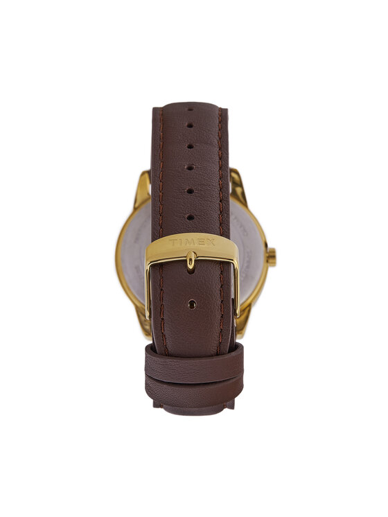 Timex Ρολόι Timex Easy Reader TW2P75800 Καφέ
