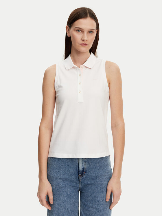 Gant Gant Polo marškinėliai 4200560 Balta Regular Fit